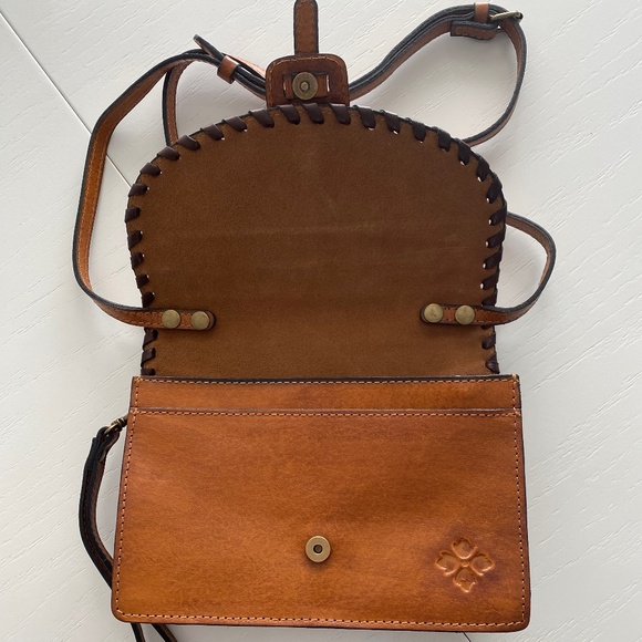 Patricia Nash - Brown Leather Lanza Crossbody Bag - BRAND NEW - Picture 9 of 16